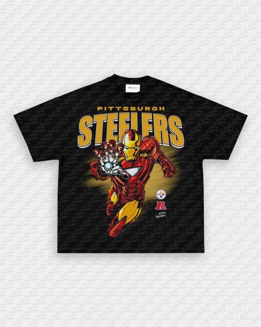 STEELERS X IRON MAN TEE