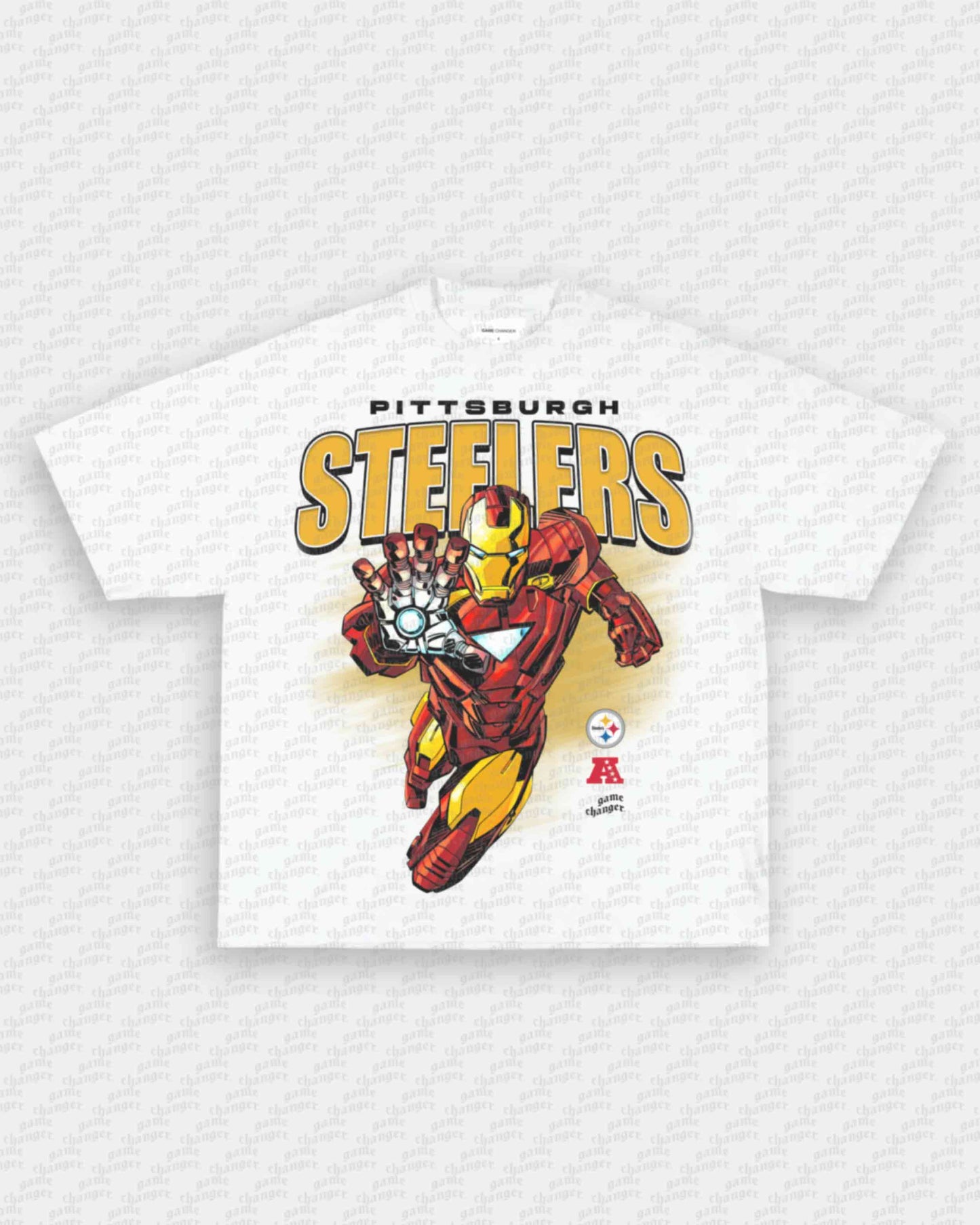 STEELERS X IRON MAN TEE