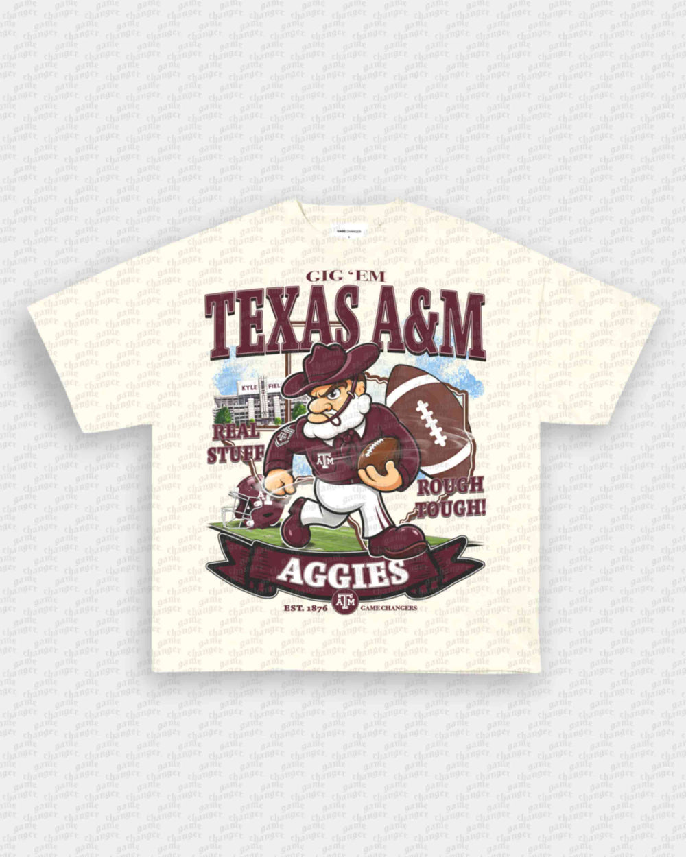 TEXAS A&M FOOTBALL TEE - EcoBraces®