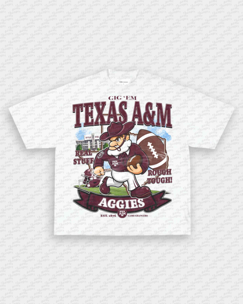 TEXAS A&M FOOTBALL TEE - EcoBraces®