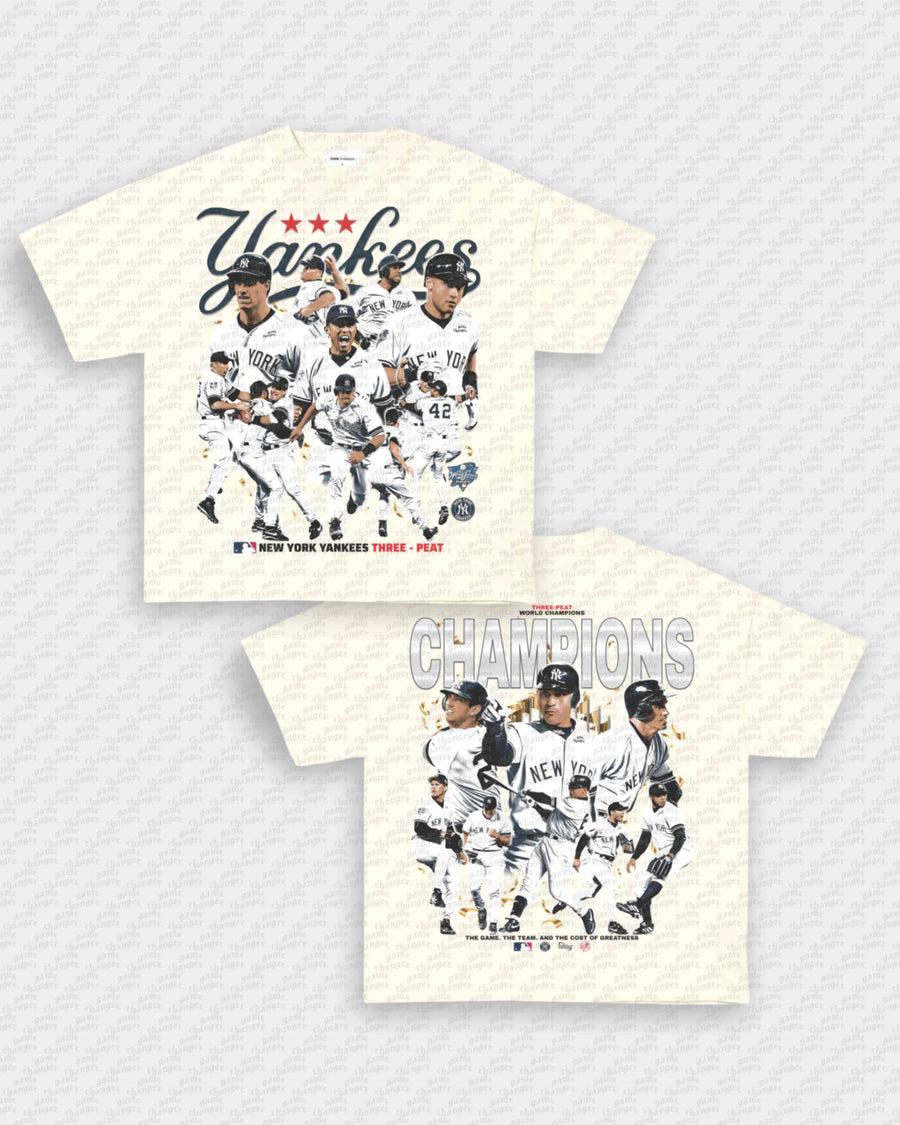 YANKEES 3-PEAT TEE - [DS] - EcoBraces®