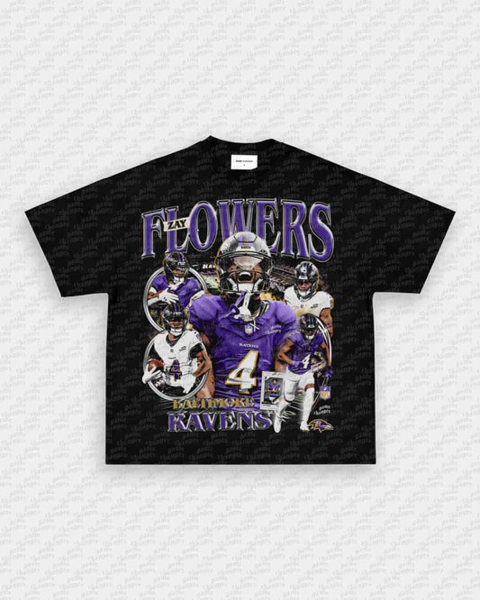 ZAY FLOWERS V2 TEE - EcoBraces®