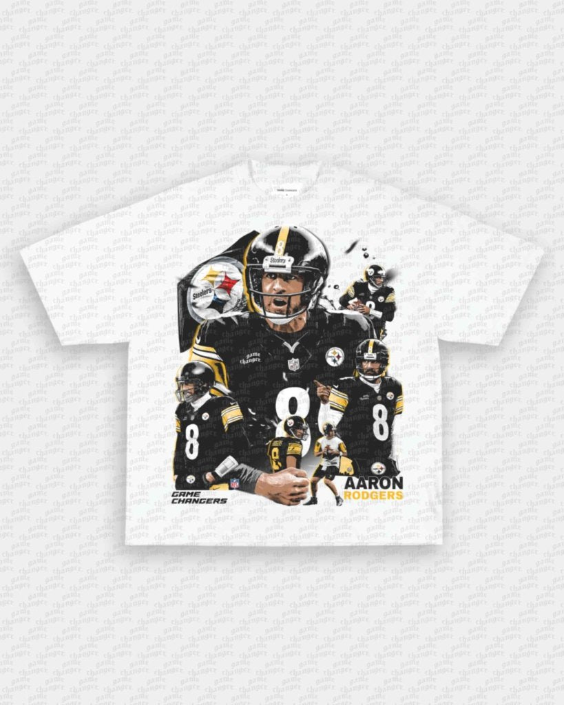 AARON RODGERS - STEELERS TEE - VIP - GAME CHANGERS - GAME CHANGERS GRAPHIC TEE