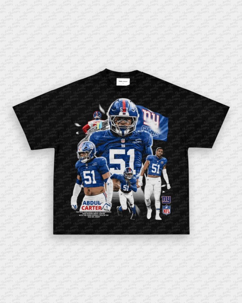 ABDUL CARTER - NYG TEE - VIP - GAME CHANGERS - GAME CHANGERS GRAPHIC TEE
