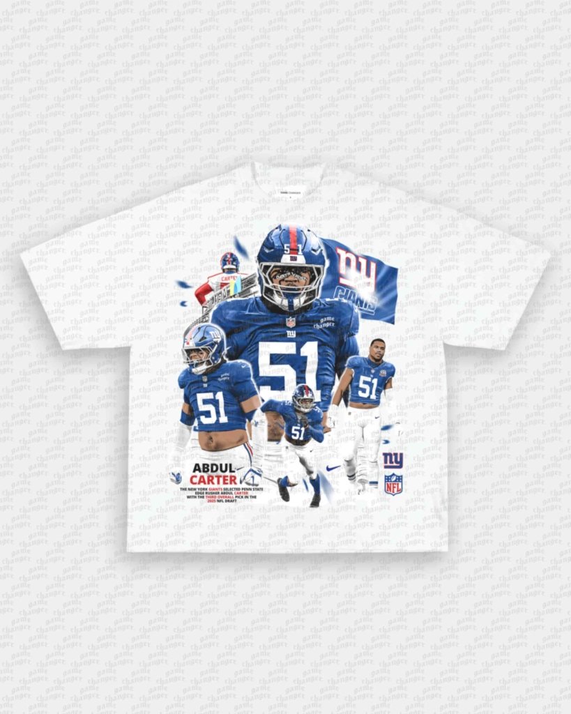 ABDUL CARTER - NYG TEE - VIP - GAME CHANGERS - GAME CHANGERS GRAPHIC TEE