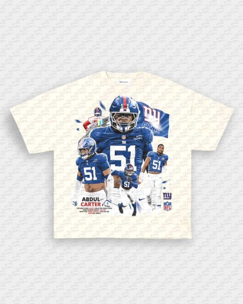 ABDUL CARTER - NYG TEE - VIP - GAME CHANGERS - GAME CHANGERS GRAPHIC TEE