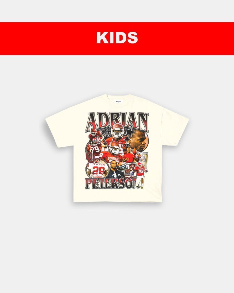 ADRIAN PETERSON - OKLAHOMA - KIDS TEE - VIP - GAME CHANGERS TEE