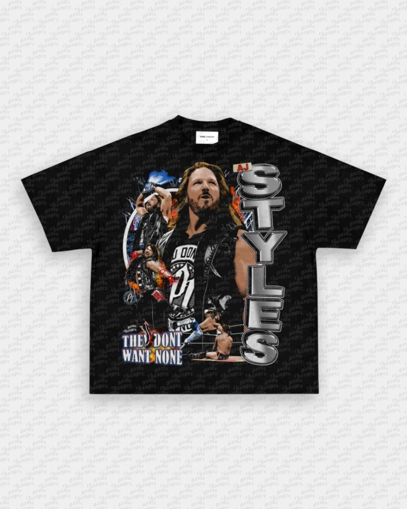 AJ STYLES TEE - VIP - GAME CHANGERS - GAME CHANGERS GRAPHIC TEE