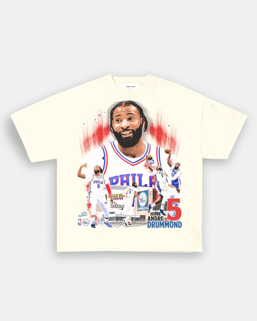 ANDRE DRUMMOND - SIXERS TEE - VIP - GAME CHANGERS TEE