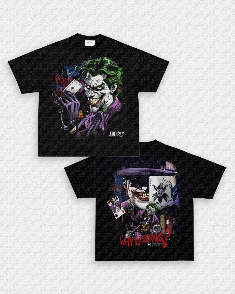 ANIMATED JOKER V3 TEE - [DS] - VIP - GAME CHANGERS - GAME CHANGERS GRAPHIC TEE
