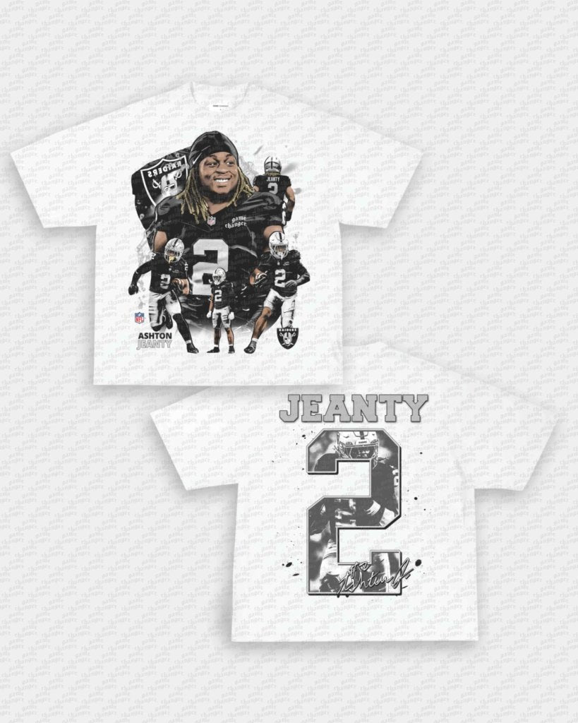 ASHTON JEANTY - RAIDERS TEE - [DS] - VIP - GAME CHANGERS - GAME CHANGERS GRAPHIC TEE