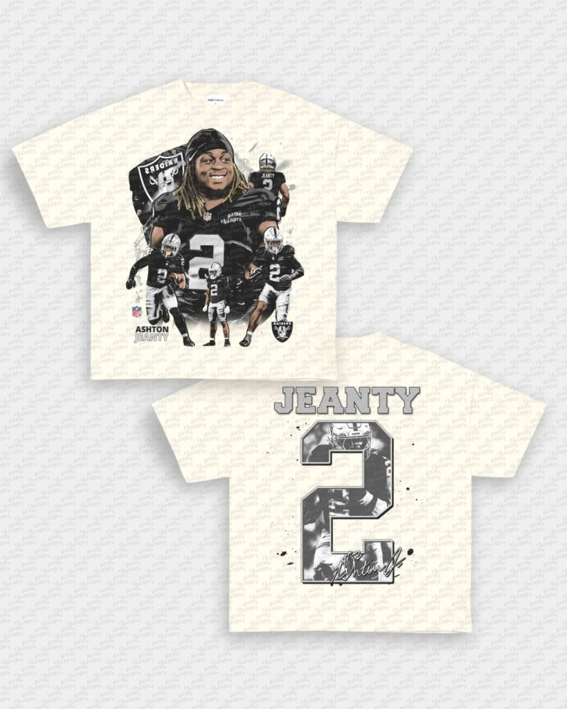 ASHTON JEANTY - RAIDERS TEE - [DS] - VIP - GAME CHANGERS - GAME CHANGERS GRAPHIC TEE