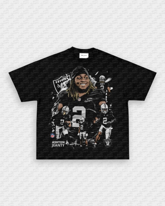 ASHTON JEANTY - RAIDERS V2 TEE - VIP - GAME CHANGERS - GAME CHANGERS GRAPHIC TEE