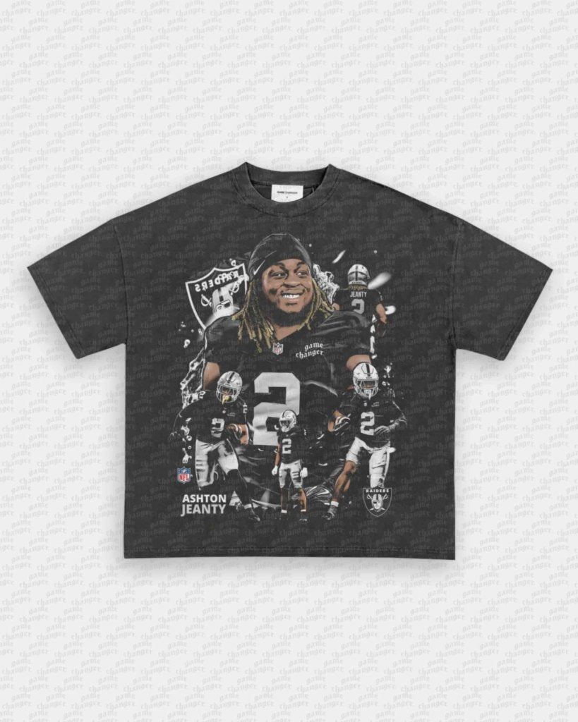 ASHTON JEANTY - RAIDERS V2 TEE - VIP - GAME CHANGERS - GAME CHANGERS GRAPHIC TEE