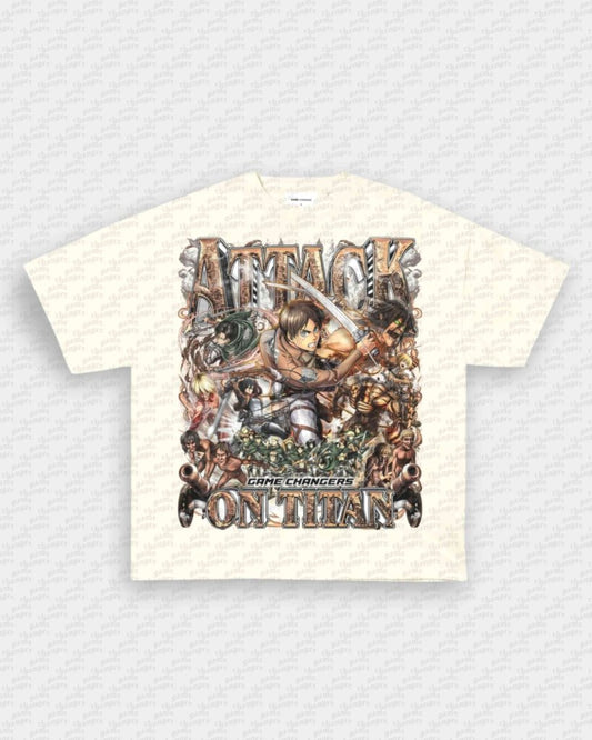 ATTACK ON TITAN TEE - VIP - GAME CHANGERS - GAME CHANGERS GRAPHIC TEE