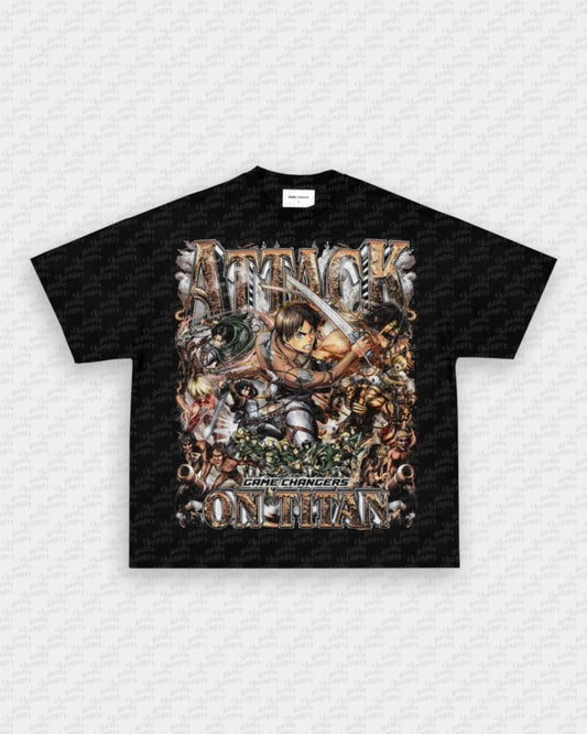 ATTACK ON TITAN TEE - VIP - GAME CHANGERS - GAME CHANGERS GRAPHIC TEE