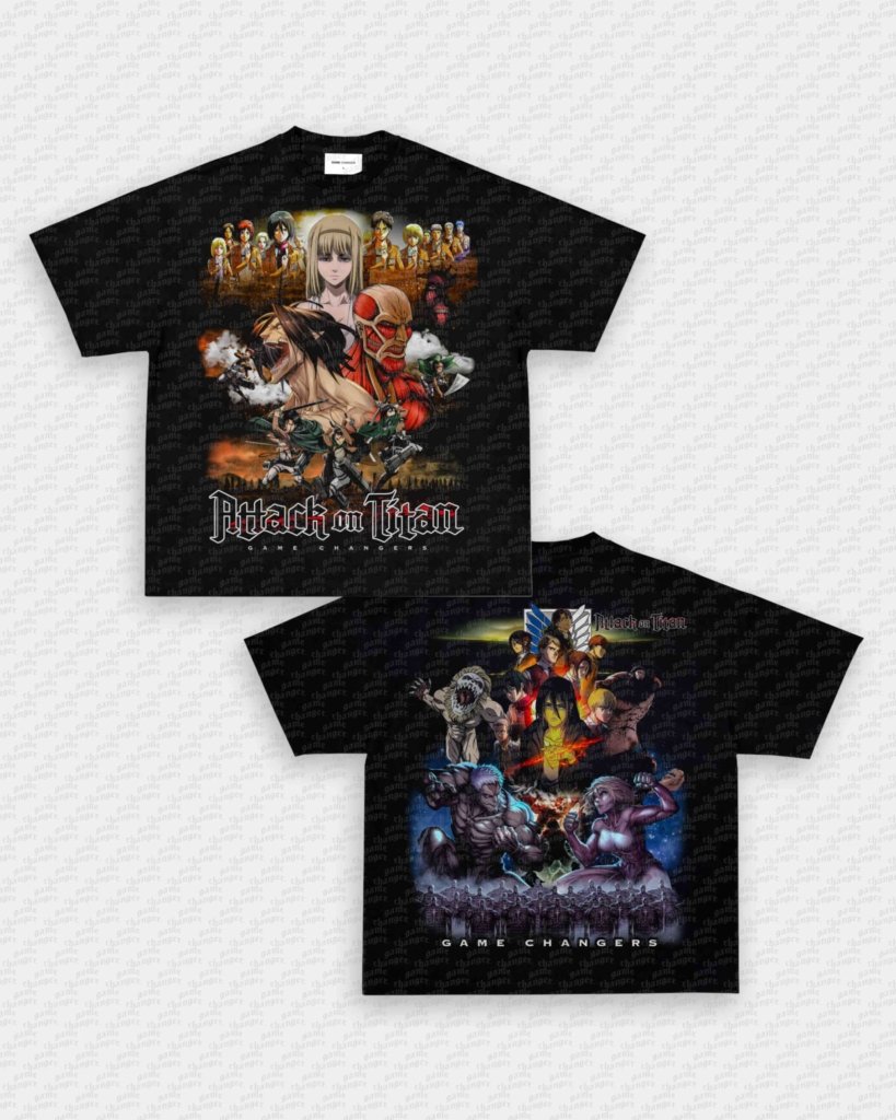 ATTACK ON TITAN V2 TEE - [DS] - VIP - GAME CHANGERS - GAME CHANGERS GRAPHIC TEE