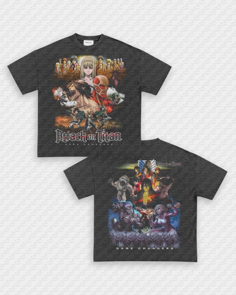 ATTACK ON TITAN V2 TEE - [DS] - VIP - GAME CHANGERS - GAME CHANGERS GRAPHIC TEE