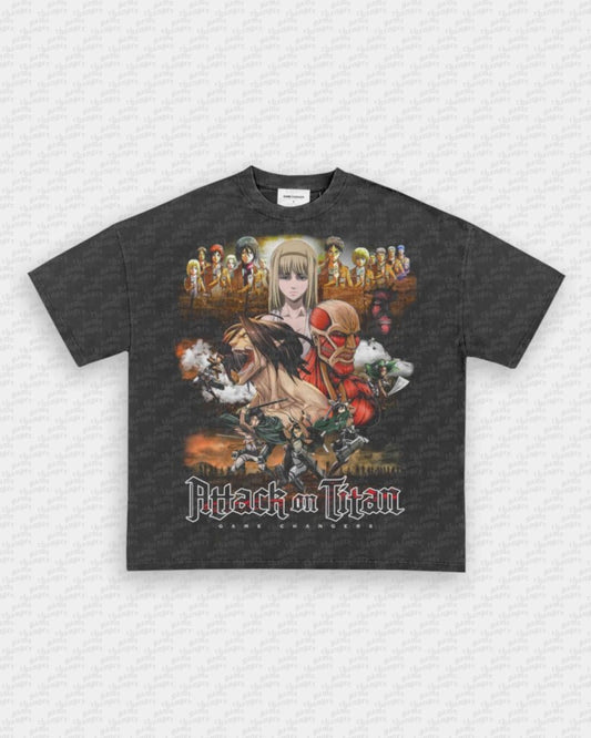 ATTACK ON TITAN V3 TEE - VIP - GAME CHANGERS - GAME CHANGERS GRAPHIC TEE