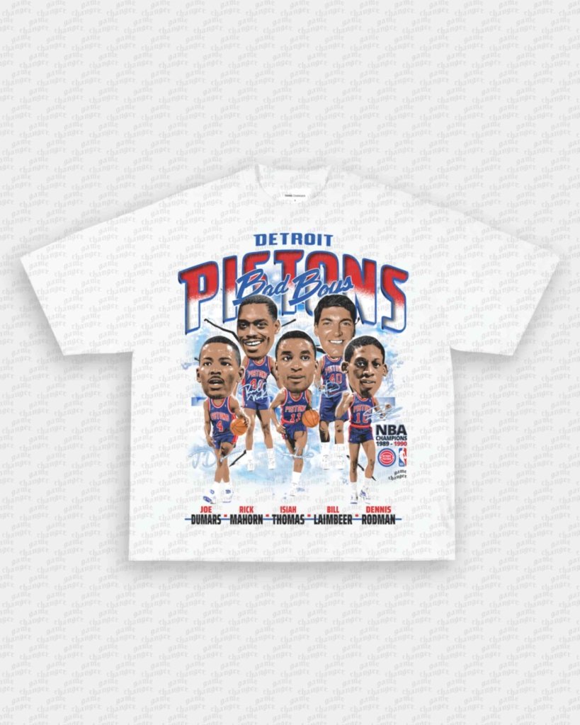 BAD BOYS PISTONS TEE - VIP - GAME CHANGERS - GAME CHANGERS GRAPHIC TEE