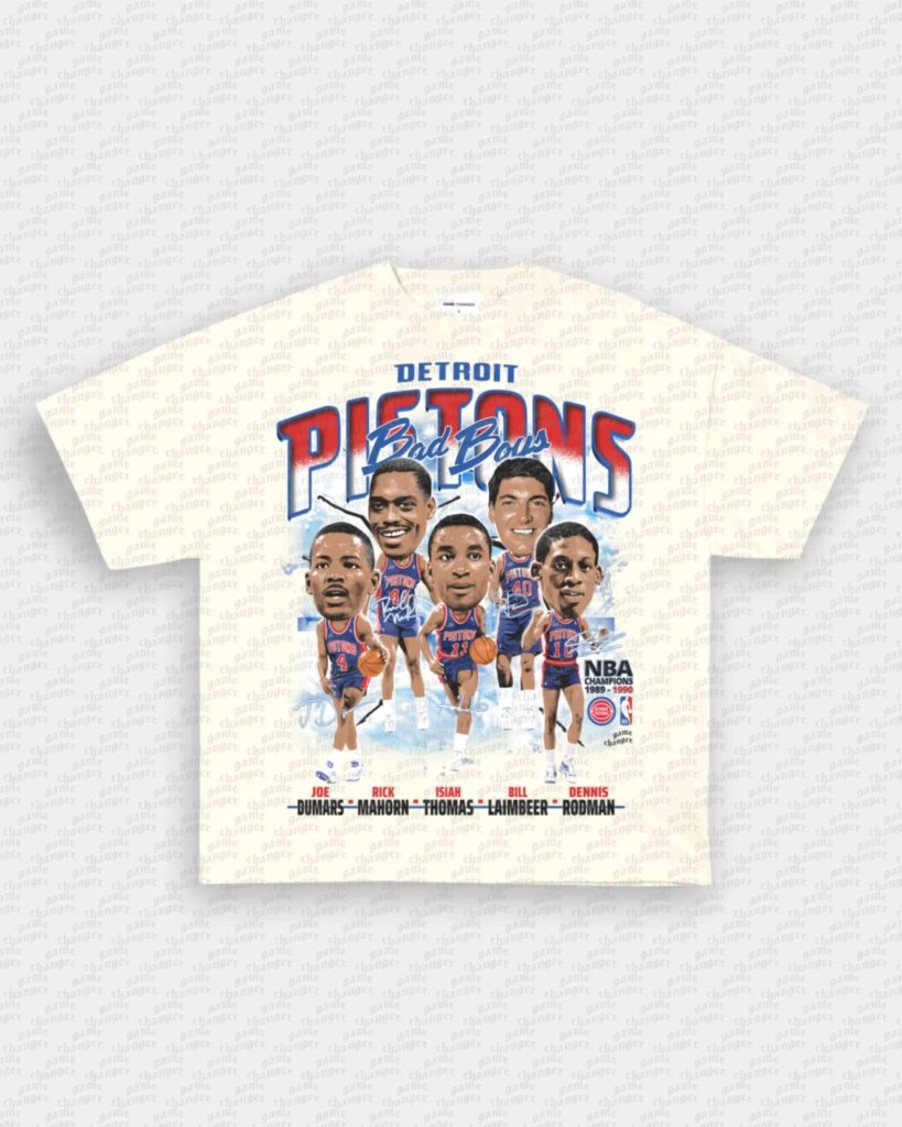BAD BOYS PISTONS TEE - VIP - GAME CHANGERS - GAME CHANGERS GRAPHIC TEE