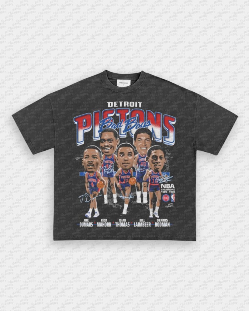 BAD BOYS PISTONS TEE - VIP - GAME CHANGERS - GAME CHANGERS GRAPHIC TEE