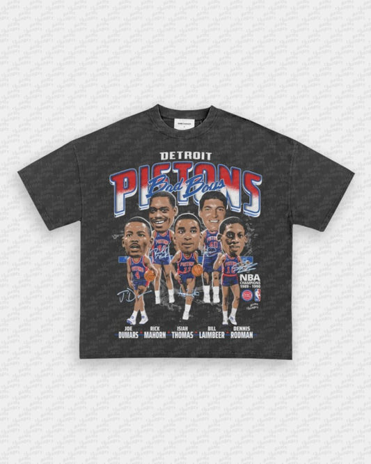 BAD BOYS PISTONS TEE - VIP - GAME CHANGERS - GAME CHANGERS GRAPHIC TEE