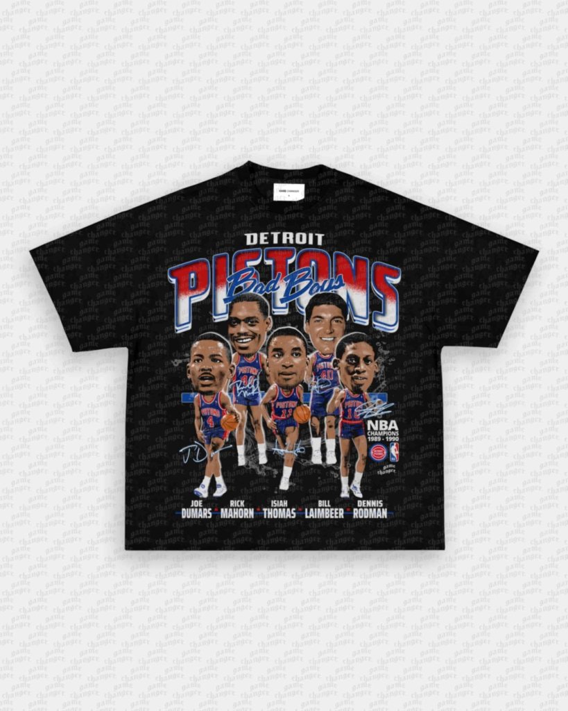 BAD BOYS PISTONS TEE - VIP - GAME CHANGERS - GAME CHANGERS GRAPHIC TEE