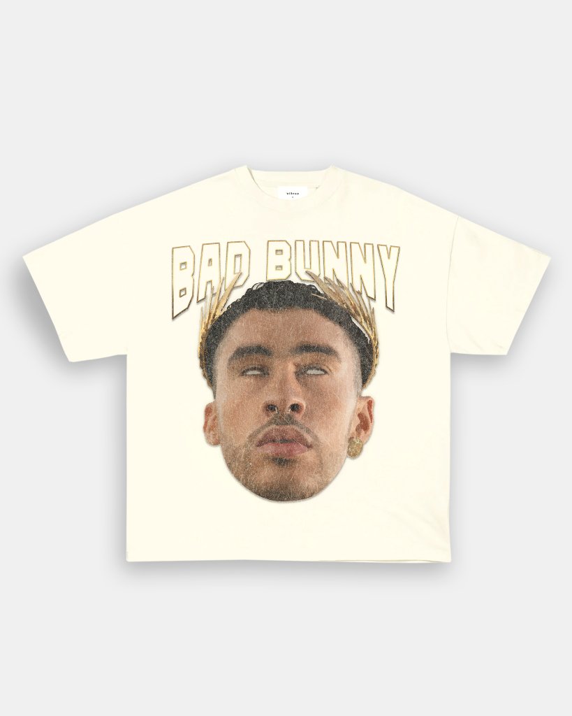 BAD BUNNY CROWN VINTAGE TEE - VIP - GAME CHANGERS TEE