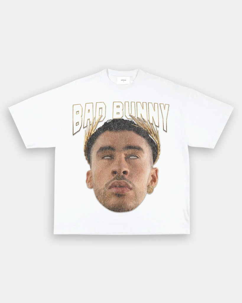 BAD BUNNY CROWN VINTAGE TEE - VIP - GAME CHANGERS TEE