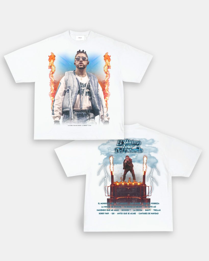 BAD BUNNY - EL ÚLTIMO TOUR DEL MUNDO VINTAGE TEE - [DS] - VIP - GAME CHANGERS TEE