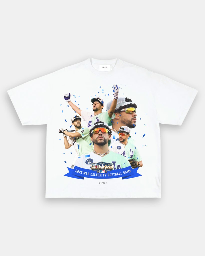 BAD BUNNY x DODGERS VINTAGE TEE - VIP - GAME CHANGERS TEE