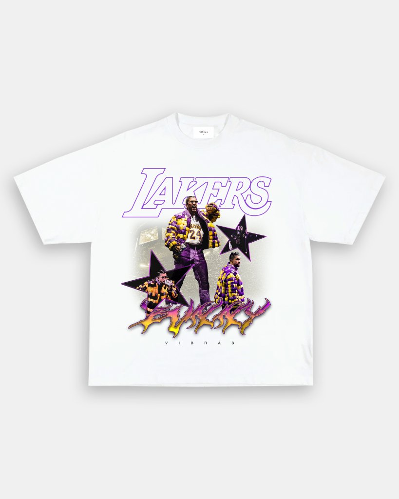 BAD BUNNY x LAKERS VINTAGE TEE - VIP - GAME CHANGERS TEE