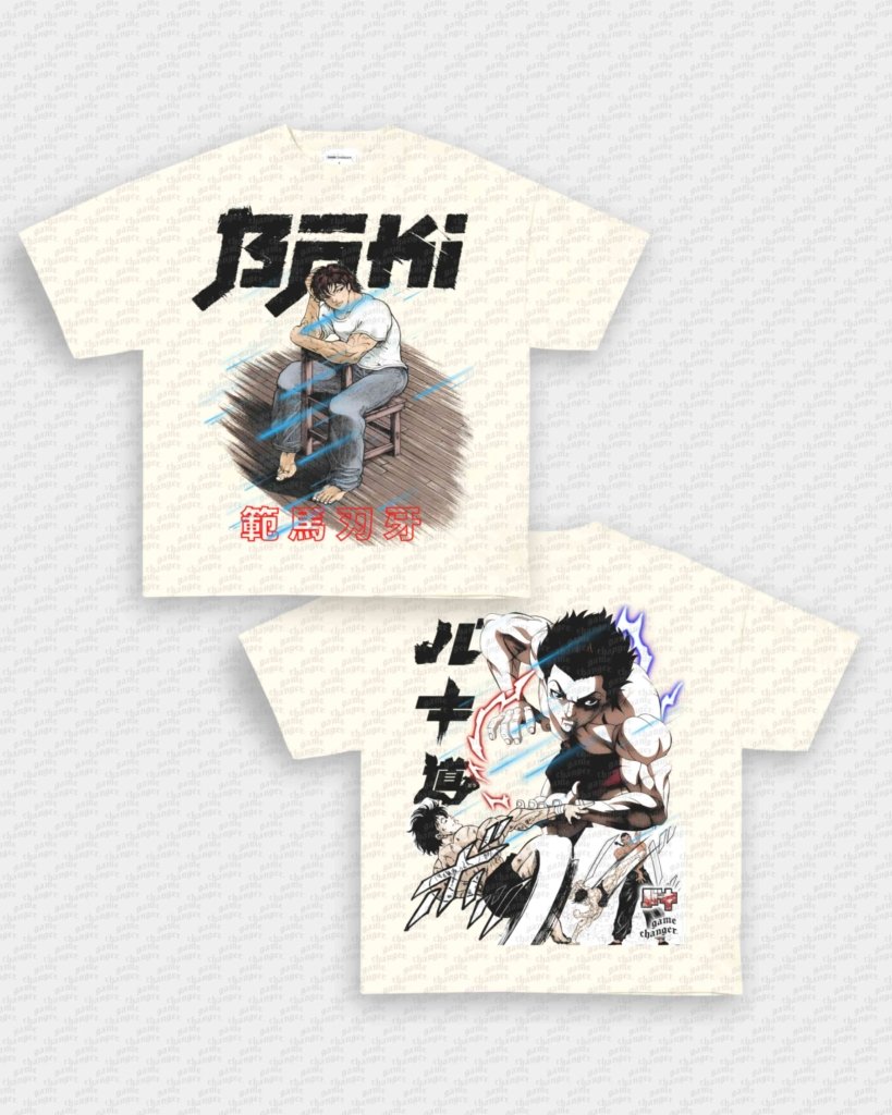 BAKI HANMA TEE - [DS] - VIP - GAME CHANGERS - GAME CHANGERS GRAPHIC TEE