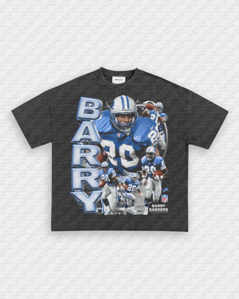 BARRY SANDERS V2 TEE - VIP - GAME CHANGERS - GAME CHANGERS GRAPHIC TEE