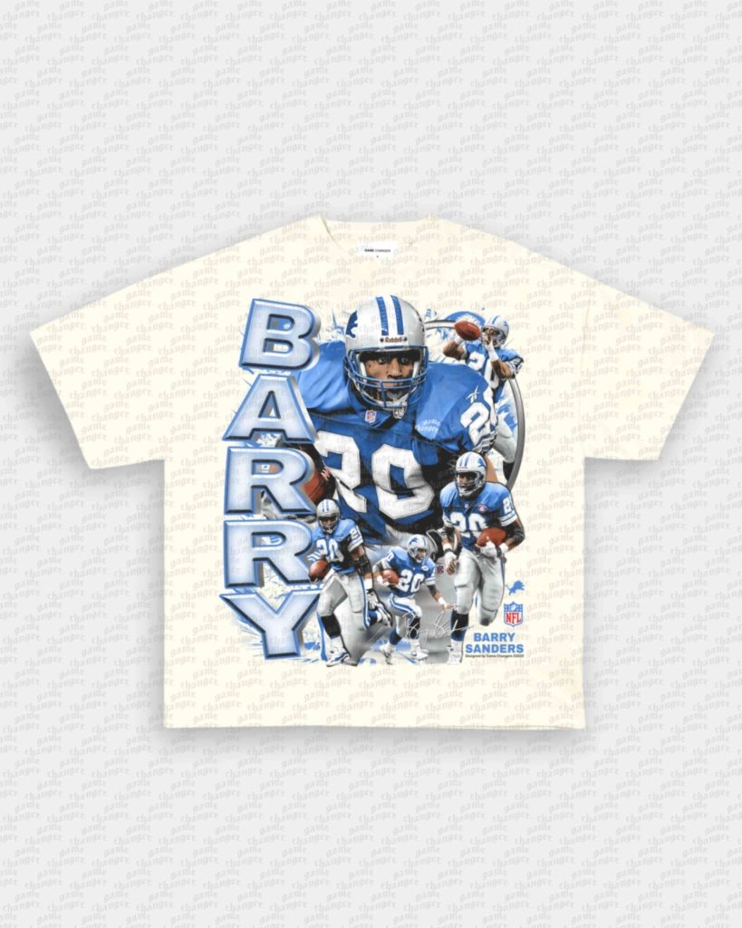 BARRY SANDERS V2 TEE - VIP - GAME CHANGERS - GAME CHANGERS GRAPHIC TEE