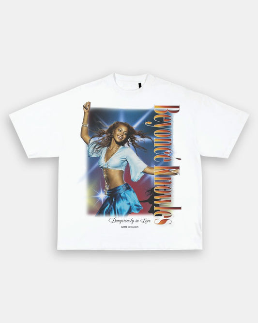 BEYONCE VINTAGE TEE - [080] - VIP - GAME CHANGERS TEE