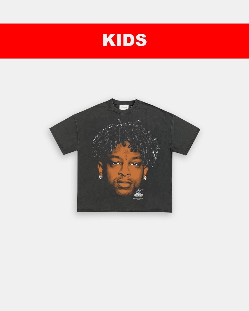 BIG FACE 21 SAVAGE - KIDS TEE - VIP - GAME CHANGERS TEE