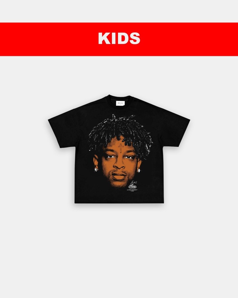 BIG FACE 21 SAVAGE - KIDS TEE - VIP - GAME CHANGERS TEE