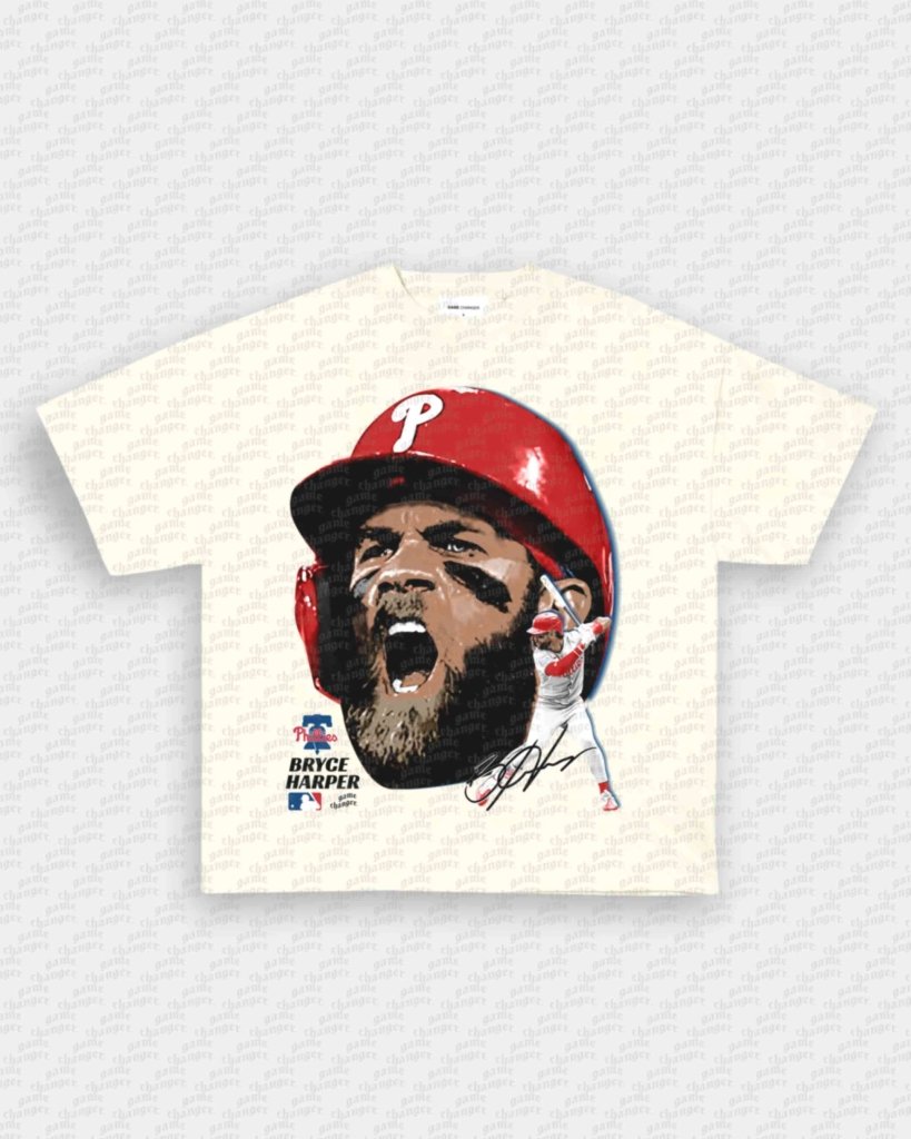 BIG FACE BRYCE HARPER TEE - VIP - GAME CHANGERS - GAME CHANGERS GRAPHIC TEE