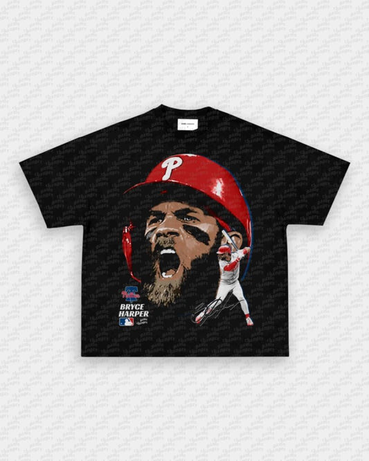 BIG FACE BRYCE HARPER TEE - VIP - GAME CHANGERS - GAME CHANGERS GRAPHIC TEE