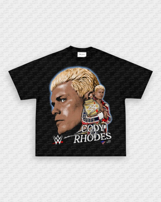 BIG FACE CODY RHODES TEE - VIP - GAME CHANGERS - GAME CHANGERS GRAPHIC TEE