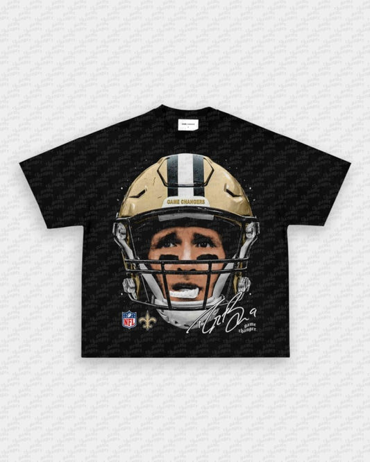 BIG FACE DREW BREES TEE - VIP - GAME CHANGERS - GAME CHANGERS GRAPHIC TEE