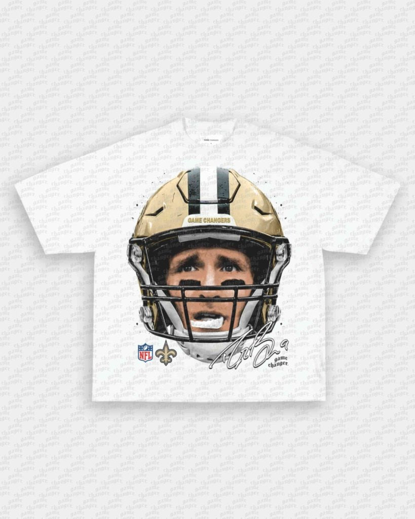BIG FACE DREW BREES TEE - VIP - GAME CHANGERS - GAME CHANGERS GRAPHIC TEE