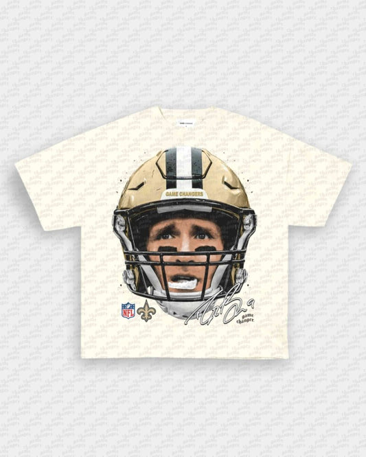 BIG FACE DREW BREES TEE - VIP - GAME CHANGERS - GAME CHANGERS GRAPHIC TEE