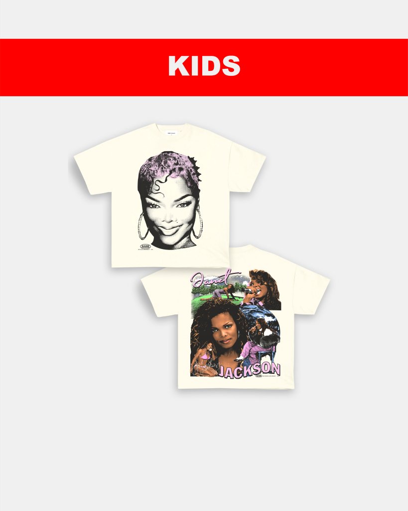 BIG FACE JANET JACKSON - KIDS TEE - [DS] - VIP - GAME CHANGERS TEE