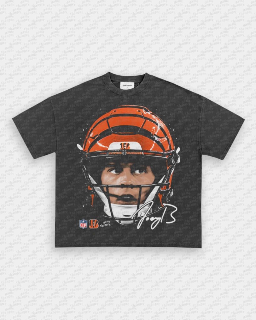 BIG FACE JOE BURROW TEE - VIP - GAME CHANGERS - GAME CHANGERS GRAPHIC TEE