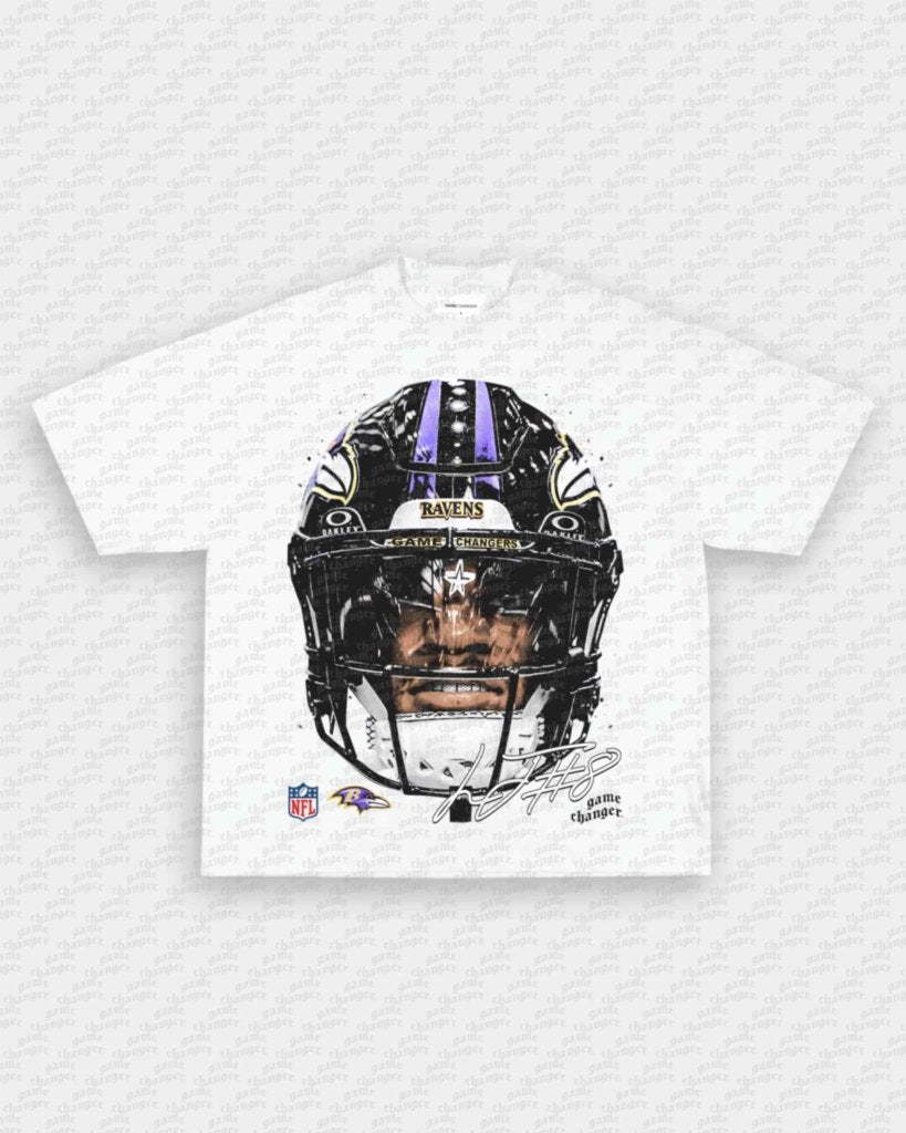 BIG FACE LAMAR JACKSON TEE - VIP - GAME CHANGERS - GAME CHANGERS GRAPHIC TEE