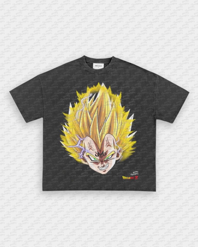 BIG FACE MAJIN VEGETA TEE - VIP - GAME CHANGERS GRAPHIC TEE