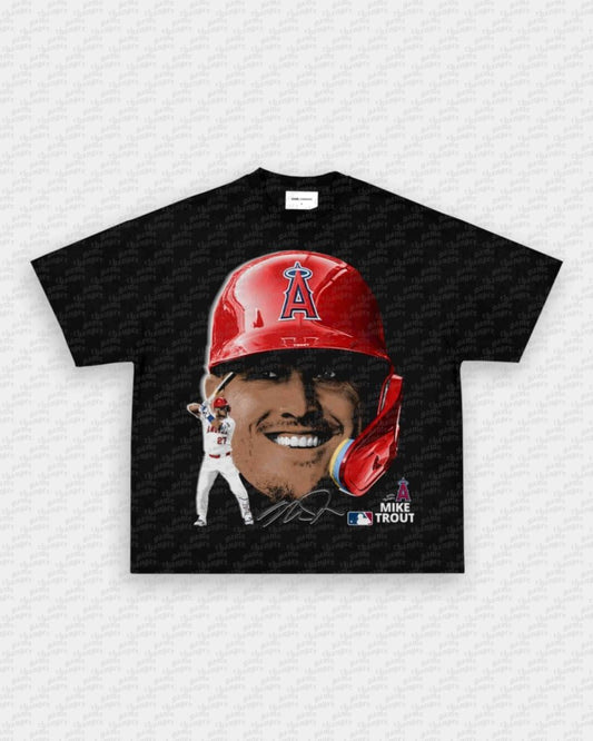 BIG FACE MIKE TROUT TEE - VIP - GAME CHANGERS - GAME CHANGERS GRAPHIC TEE
